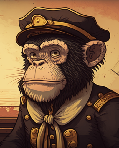 login to envio banner image of a yellow ape sailing a boat promoting shipping stanky cool code